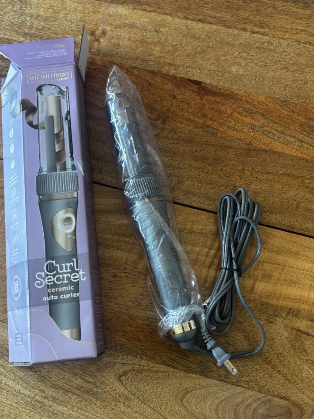 InfinitiPro Conair Curl Secret Ceramic Auto Curler New In Box - Picture 2 of 7